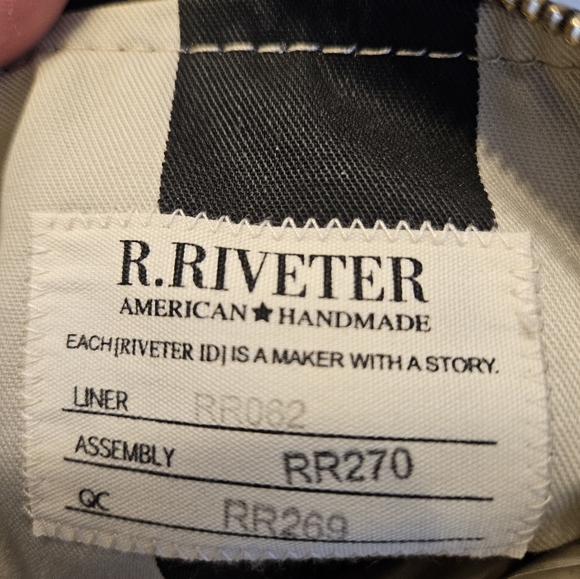 R.Riveter "otto" the carry all canvas tote with leather trim in navy 🇺🇸 - Picture 5 of 10